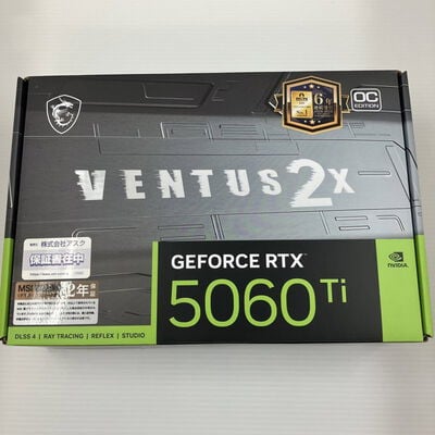 【秋葉原本店】中古  MSI GeForce RTX5060Ti 16G VENTUS 2X OC WHITE PLUS (RTX5060Ti 16GB) 188951 