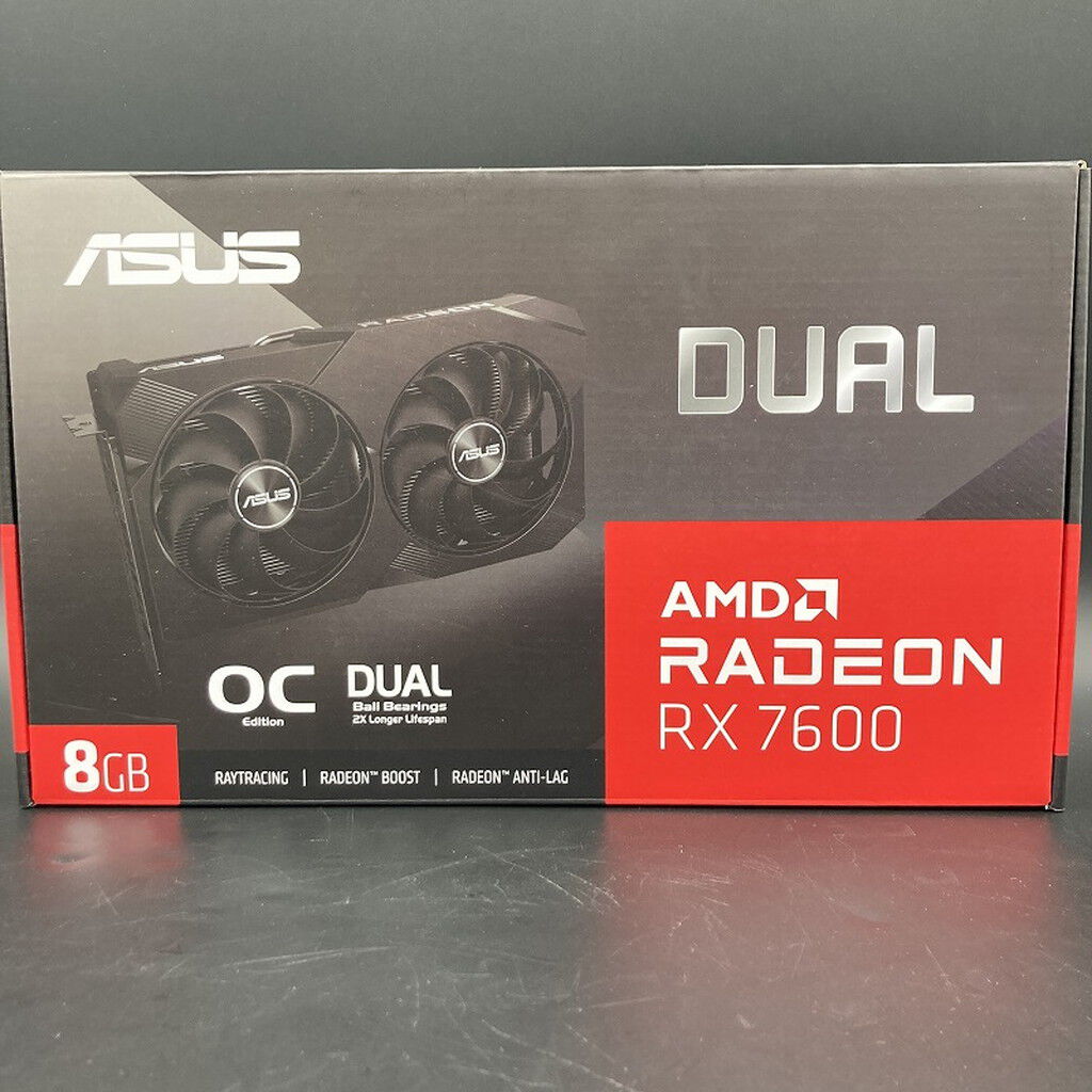中古 ASUS DUAL-RX7600-O8G-V2 (RX7600 8G) 162744 ｜ パソコン通販の