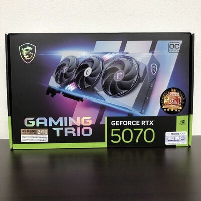 【長野稲里店】中古  MSI GeForce RTX 5070 12G GAMING TRIO OC (RTX5070 12G) 176908 