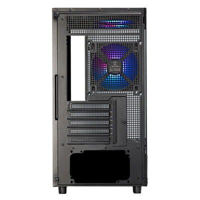 SilverStone  Lucid 04 SST-LD04-B-ARGB (MicroATX ガラス ブラック) 