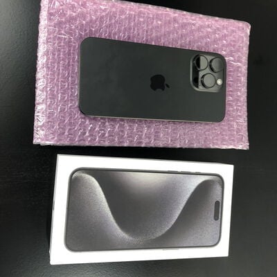 【福山ココローズ店】中古  【docomo版SIMフリー】Apple iPhone15 Pro Max 256GB ブルーチタニウム MU6T3J/A 161260 