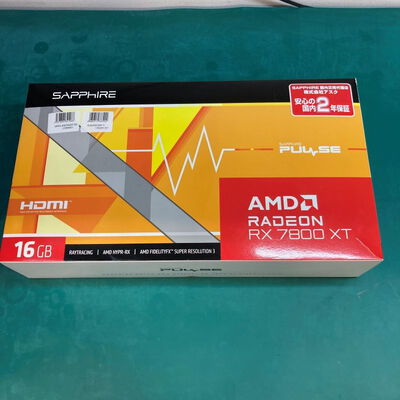 【静岡東瀬名店】中古  SAPPHIRE 11330-02-20G PULSE RX7800XT GAMING (RX7800XT 16GB) 162728 