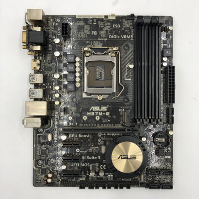 【福井日之出店】中古  ASUS H97M-E (H97 1150 mATX DDR3) 125712 