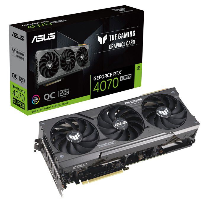 ASUS TUF-RTX4070S-O12G-GAMING (GeForce RTX 4070 SUPER 12GB ASUS TUF-RTX4070S-O12G-GAMING (GeForce RTX 4070 SUPER 12GB