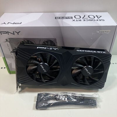 【大宮店】中古  PNY GeForce RTX 4070 SUPER 12GB VERTO OC VCG4070S12DFXPB1-O [PCIExp 12GB] 1250007451 