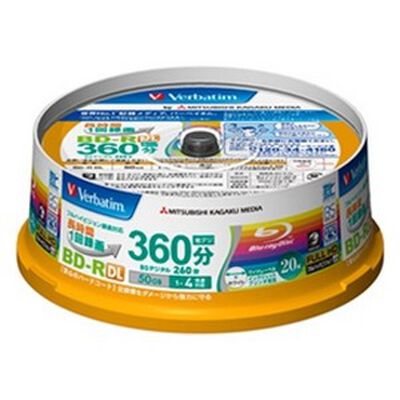 Verbatim  VBR260YP20SV1 (BD-R 50GB 20枚) 