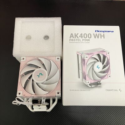 【富士青葉店】中古  DEEPCOOL AK400 WH PASTEL PINK(1150-1700 AM4-5) 5070001384 