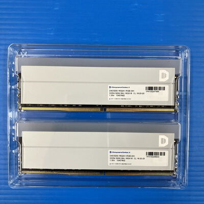 【大須店】中古  ﾄﾞｽﾊﾟﾗｾﾚｸﾄ D4D3200-16G2A1-RGB-WH(DDR4-3200 16GBx2) 3120024231 