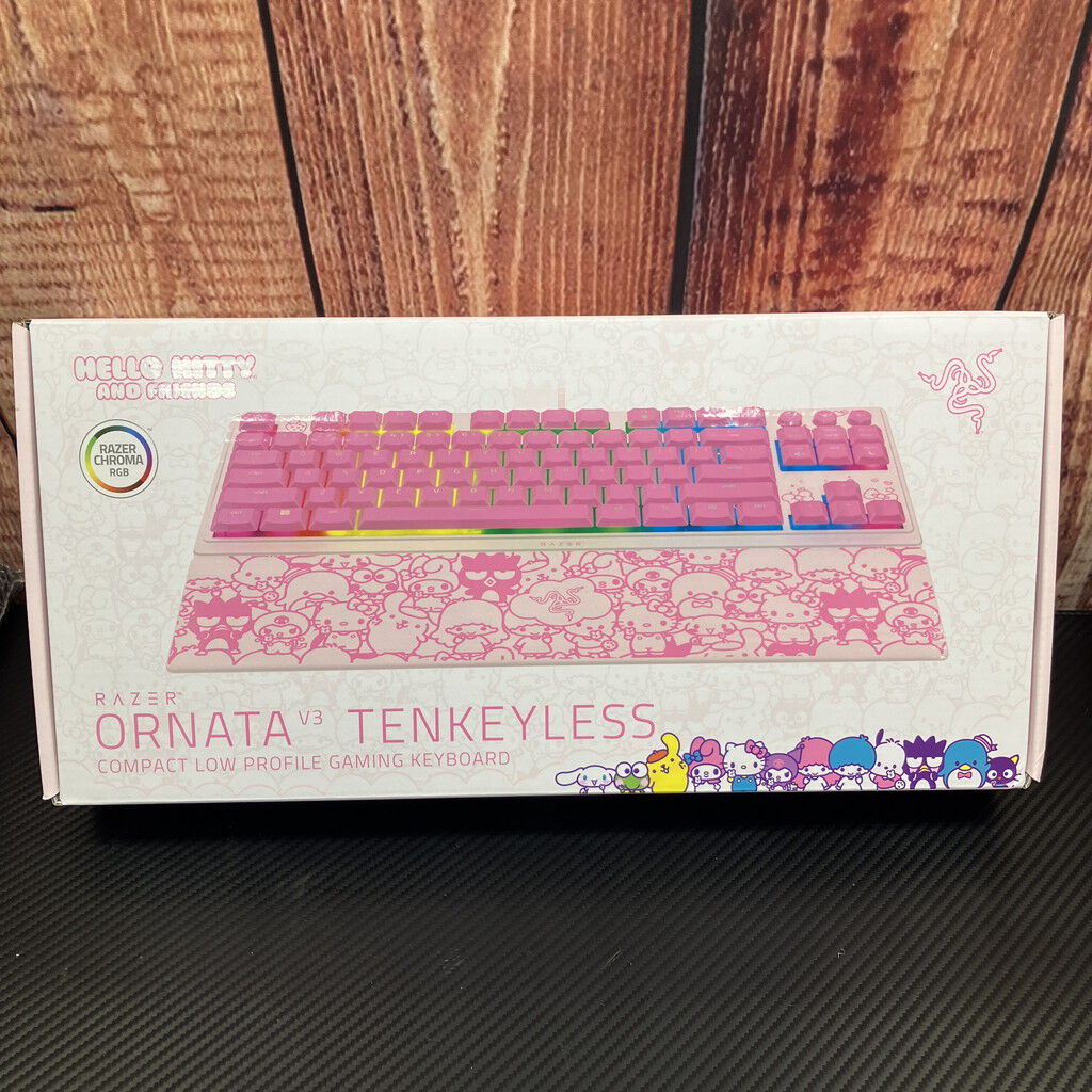 中古 Razer Ornata V3 Tenkeyless Hello Kitty and Friends Edition