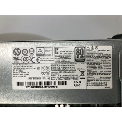 【水戸赤塚店】中古  HP ProDesk 600 G4 SFF(Core i5-8500/8GB/SSD256GB/DVD-MULTI/オンボード/W11P) 4680003660 