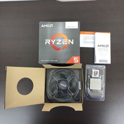 【長野稲里店】中古  AMD Ryzen 5 5500GT (AM4/3.6GHz/19M/C6/T12/65W) 166587 