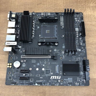 【宇都宮鶴田店】中古  MSI B550M PRO-VDH WIFI (B550 AM4 mATX DDR4) 142922 