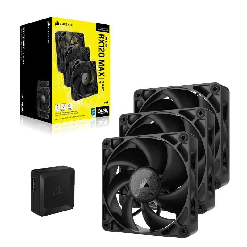 Corsair iCUE LINK RX120 MAX Triple Fans Starter Kit CO-9051042-WW