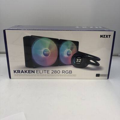 【福井日之出店】中古  NZXT RL-KR28E-B1(KRAKEN Elite RGB 280 BK 水) 5200001089 