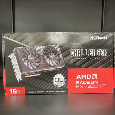【新潟店】中古  ASRock RX7800XT CL 16GO RX7800XT Challenger OC (RX7800XT 16GB) 162732 