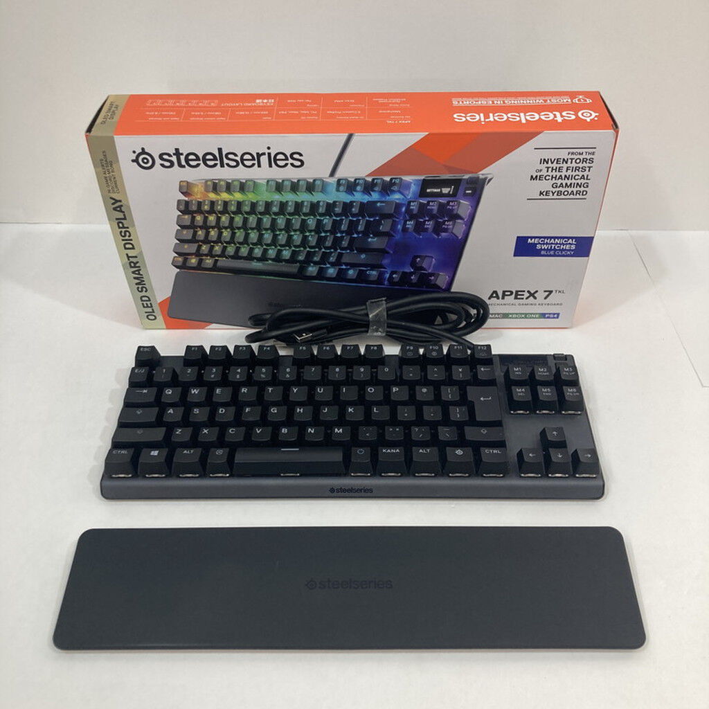 中古 SteelSeries Apex 7 TKL 青軸 JP (64756) 158783 （339628