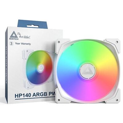 MONTECH  HP140 ARGB PWM White Single Pack 