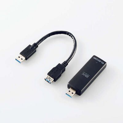 エレコム  WDC-X1201DU3-B (Wi-Fi 6 USB3.0対応 1201M無線LANアダプター) 