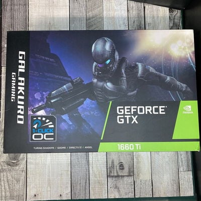 【広島店】中古  玄人志向 GG-GTX1660Ti-E6GB/DF (GTX1660Ti 6GB) 3320004878 