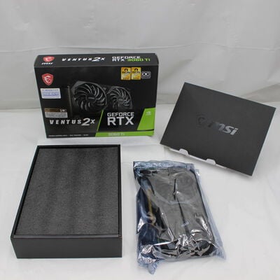 【通販センター】中古  MSI GeForce RTX 3060 Ti VENTUS 2X 8G OCV1 LHR（RTX3060Ti 8GB） 3480039776 