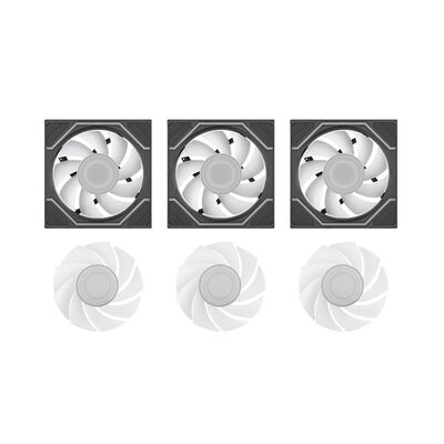 Thermaltake  SWAFAN 120 EX INFINITY ARGB Sync 3Pack CL-F245-PL12SW-A (120mm ARGB ブラック 交換式ファン 3個パック) 