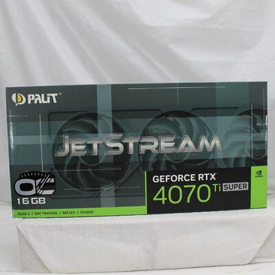 【通販センター】中古  Palit NED47TSS19T2-1043J JetStream OC (RTX4070Ti SUPER 16GB) 164254 