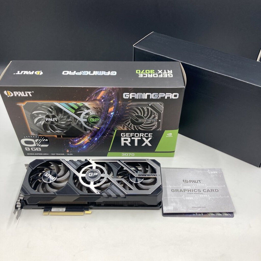RTX3070 Palit GamingPro 動作確認済み　中古 中古 Palit RTX3070 GamingPro OC NE63070S19P2-1041A (RTX3070 8G
