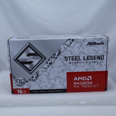 【通販センター】中古  ASRock RX7800XT SL 16GO(RX7800XT Steel Legend OC) 3470003924 