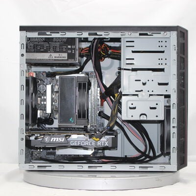 【通販センター】中古  インバースネット FRONTIER(Intel Core i5 12400F/16GB DDR4 (PC4)/SSD1TB/なし/NVIDIA GeForce RTX 3060 Ti 8GB/W11H64 MAR) 199039 