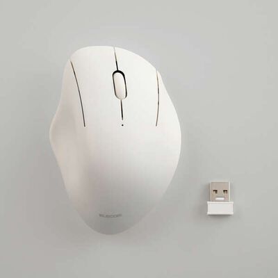 エレコム  M-SH10MBSKXWH (SHELLPHA USB無線/Bluetoothマウス[3ボタン/Mサイズ] ホワイト) 