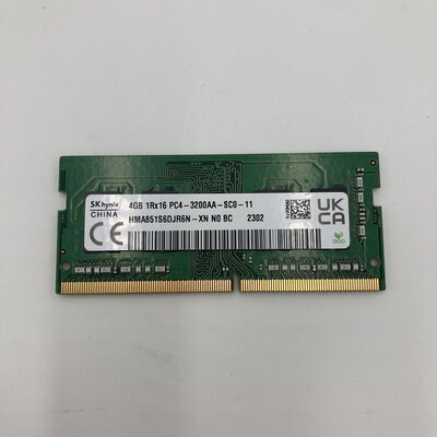 【白山FM松任店】中古  PC4-25600 4GB ノート用 154560 