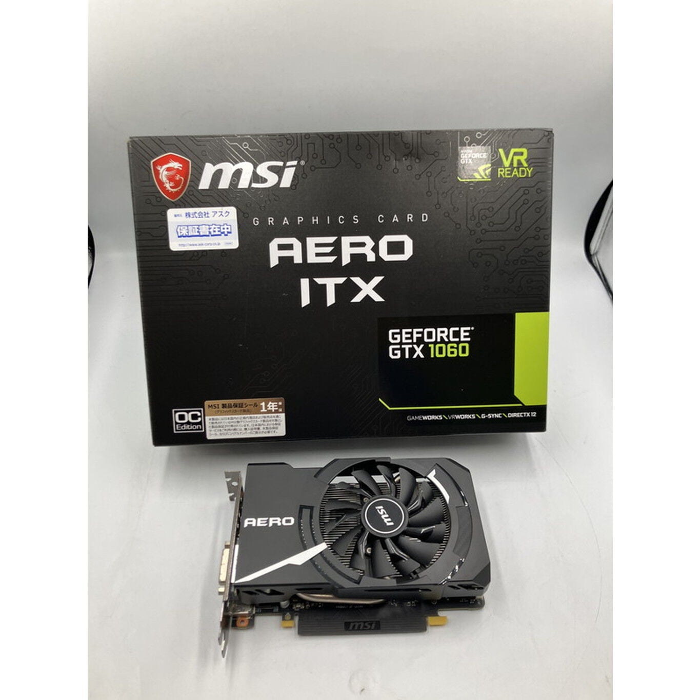 MSI geforce gtx1060 aero ITX 6G OC グラボ MSI GTX 1060 AERO ITX 6G