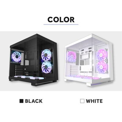 ドスパラセレクト  CC1-RGB-WH (ATX ガラス ホワイト) 