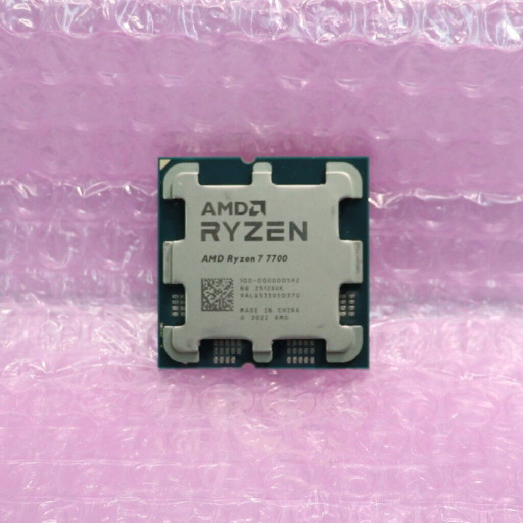 中古 AMD Ryzen 7 7700 (AM5/3.8GHz/40M/C8/T16/65W) 1460024624