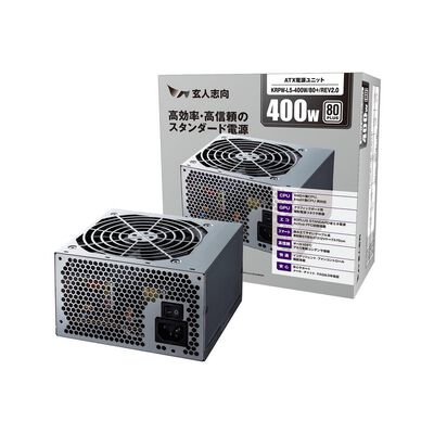 玄人志向  KRPW-L5-400W/80+/REV2.0 (400W) 