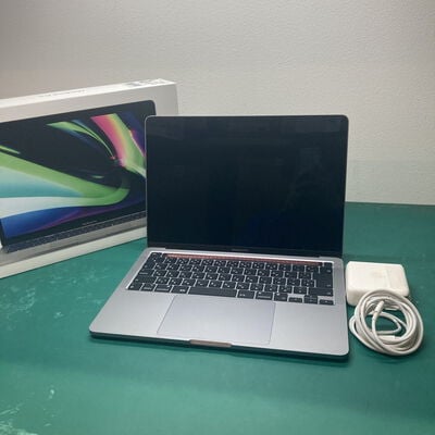 【浦添城間店(沖縄)】中古  Apple MacBook Pro 13インチ 2020 (M1 8CPU 8GPU/8GB/512GB) スペースグレイ MYD92J/A 144581 
