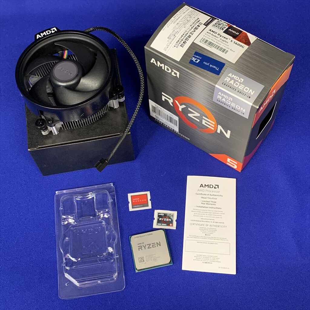 中古 AMD Ryzen 5 5600G (AM4/3.9GHz/19M/C6/T12/65W) 146740 （319407