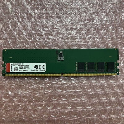 【宮崎恒久店】中古  キングストン KVR56U46BD8-32 [DDR5 PC5-44800 32GB] 5160000521 