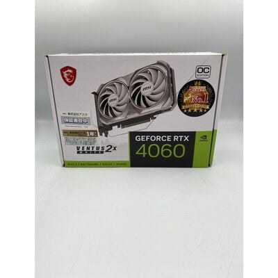 【座間相武台】中古  MSI GeForce RTX 4060 VENTUS 2X WHITE 8G OC (RTX4060 8GB) 188919 