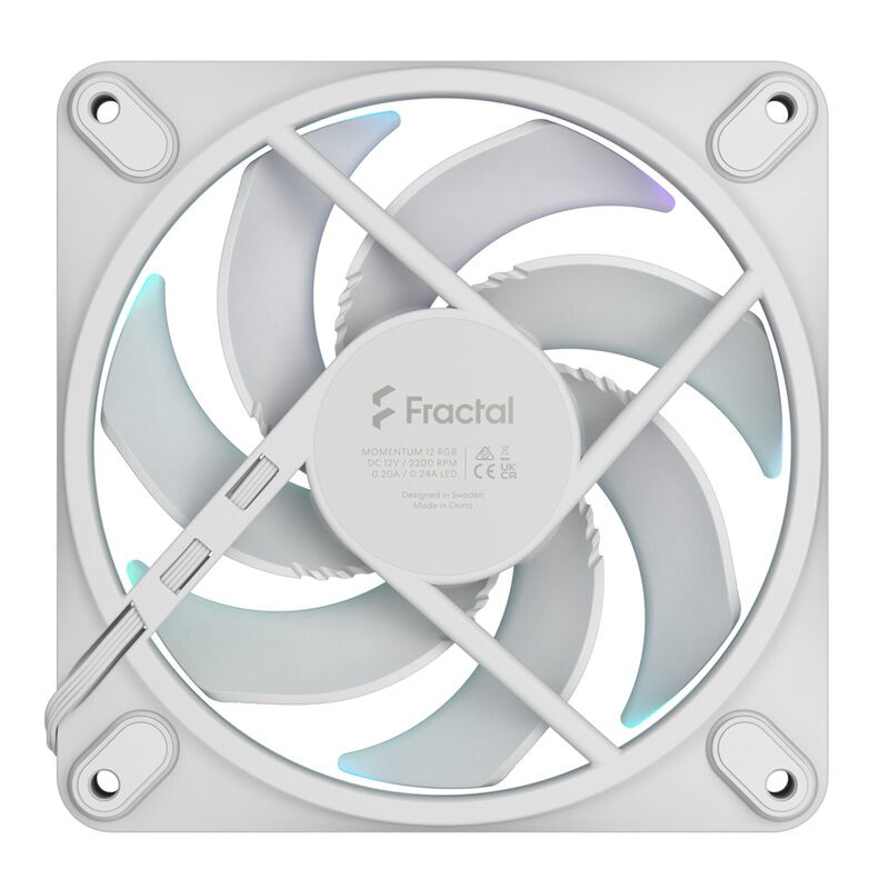 Fractal Design Momentum 12 RGB White FD-F-MR1-1202 (ホワイト