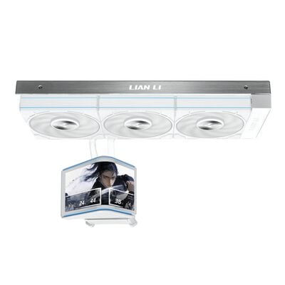 Lian-Li  HydroShift II OLED CURVED 360 P28 GHS2OLDC36PW (360mm ホワイト) 