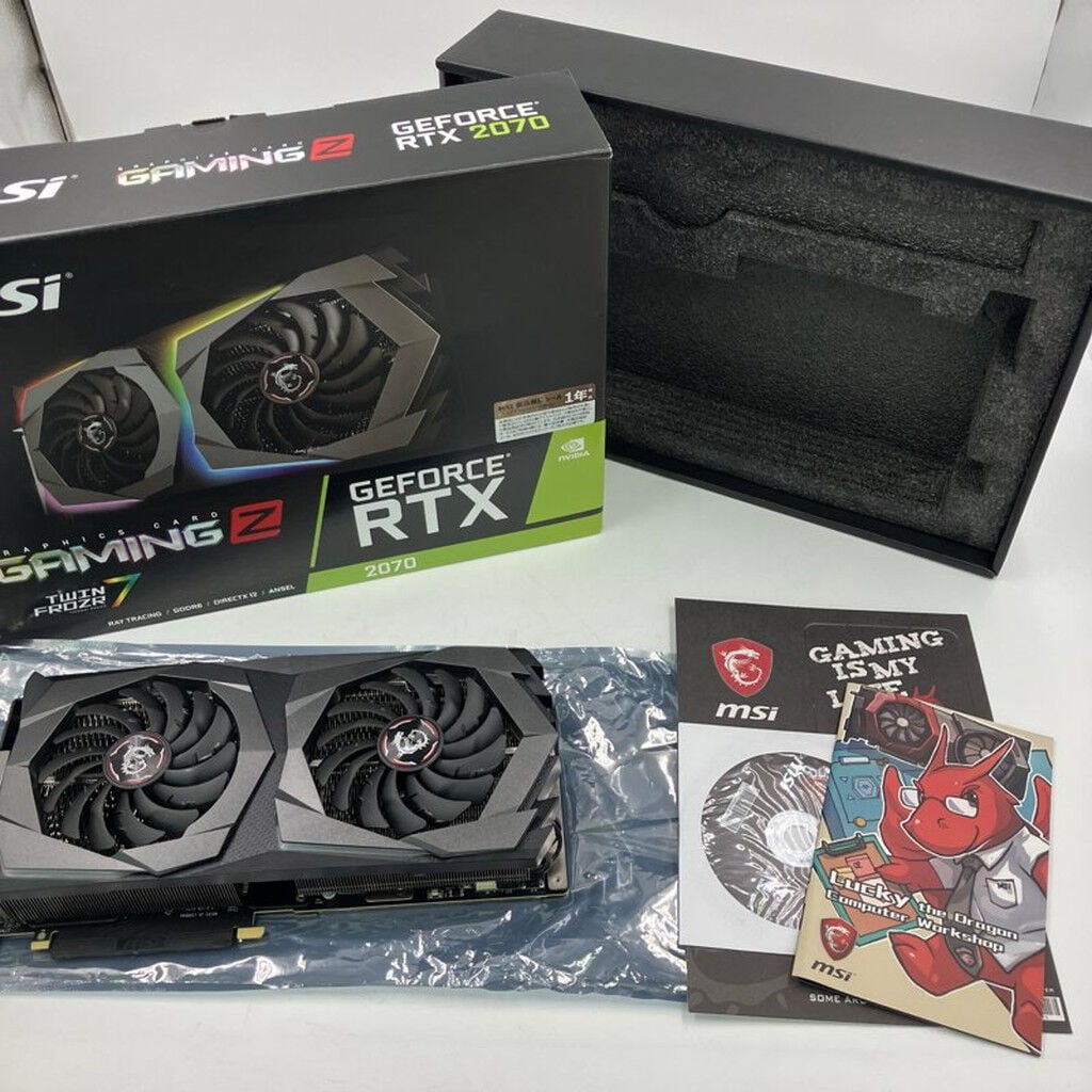中古 MSI GeForce RTX 2070 GAMING Z 8G (RTX2070 8G) 138330 （386068