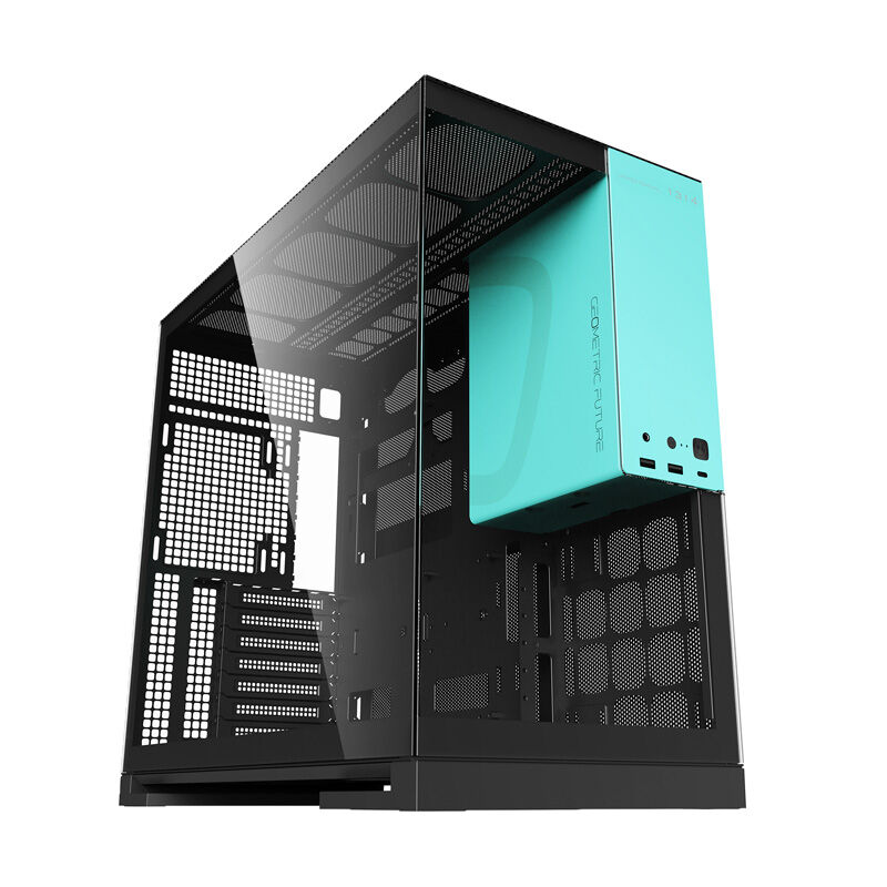Geometric Future Model 5 Black Blue GF-M5-BB (E-ATX ガラス