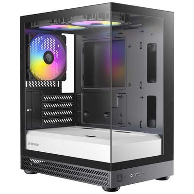 Okinos  Aqua UNO Zebra (MicroATX ガラス ブラックホワイト) 