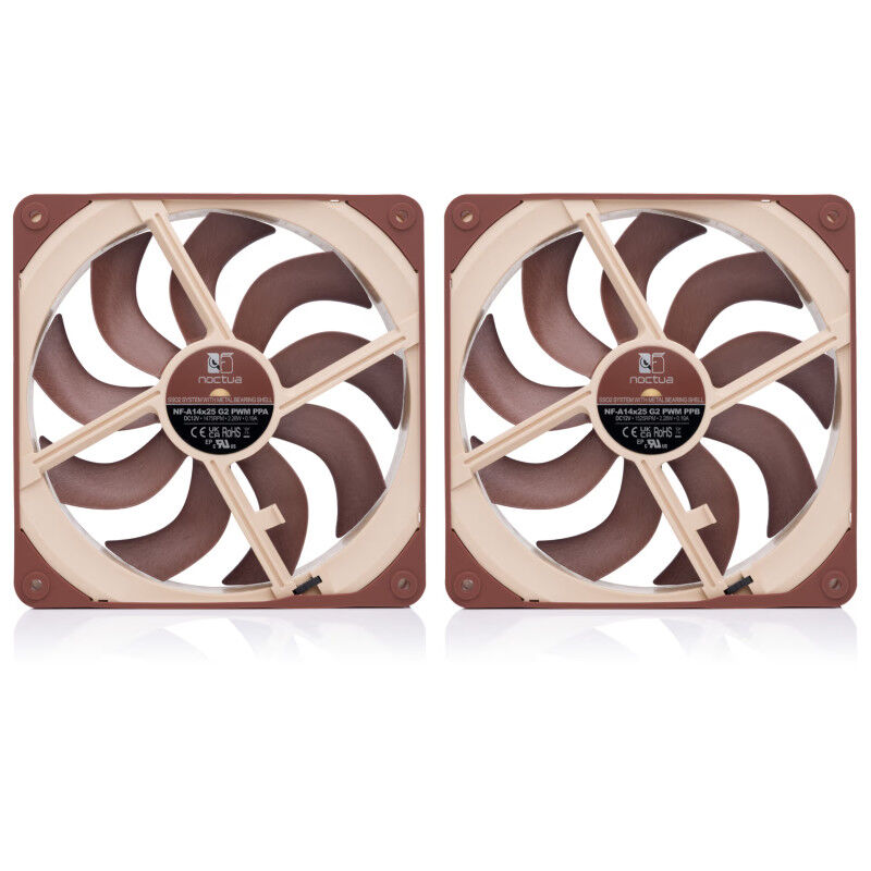 noctua NF-A14X25-G2-PWM-SX2-PP (140mm ブラウン 2個パック