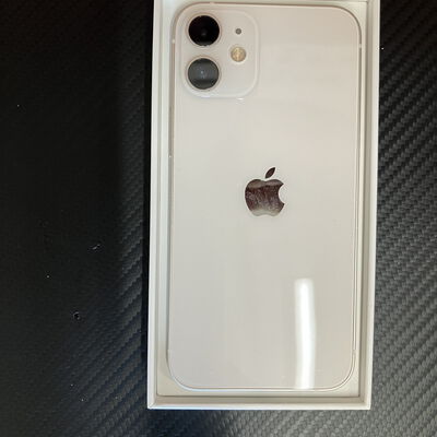 【富士青葉店】中古  【SIMロック解除済み】【au】Apple iPhone12 mini 5.4インチ 128GB (ホワイト)  MGDM3J/A 155624 