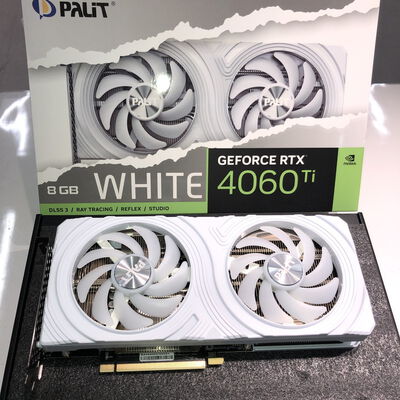 【姫路店】中古  Palit NE6406T019P1-1048L(RTX4060Ti WHITE 8G) 175561 