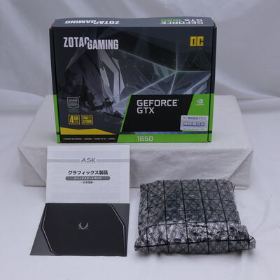 【通販センター】中古  ZOTAC GAMING GeForce GTX 1650 OC GDDR6 ZT-T16520F-10L（GTX1650 4GB） 3480041579 