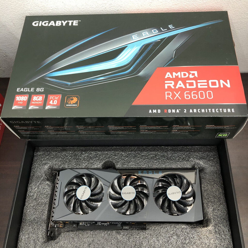 中古 GIGABYTE GV-R66EAGLE-8GD（RX6600 8GB） 3480037157 ｜ パソコン