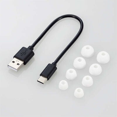 エレコム  LBT-TWS15WH2 (完全ワイヤレスBluetoothヘッドホン ホワイト) 